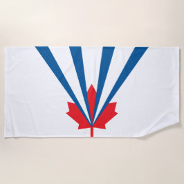 Toalla De Playa Bandera de Vaughan (Ontario, Canadá)