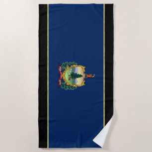 Toalla De Playa Bandera de Vermont