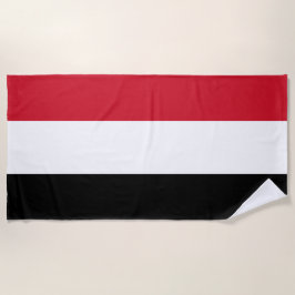 Toalla De Playa Bandera de Yemen