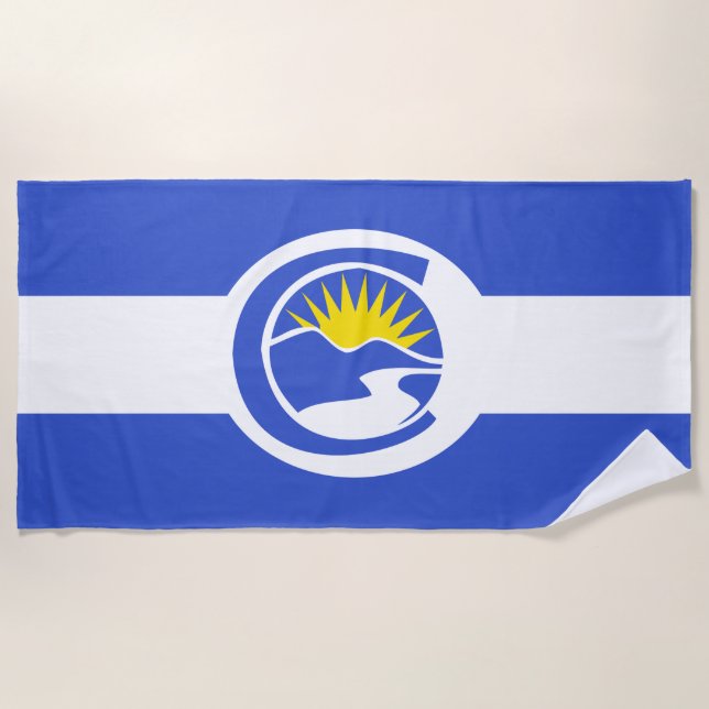 Toalla De Playa Bandera del Centenario (Colorado) (Anverso)