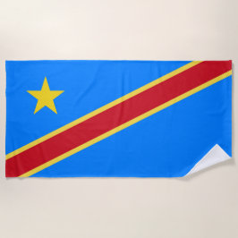 Toalla De Playa Bandera del Congo