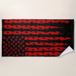 Toalla De Playa Bandera del Demonio
