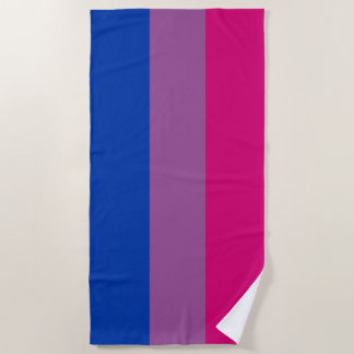 Toalla De Playa Bandera del Orgullo Bisexual