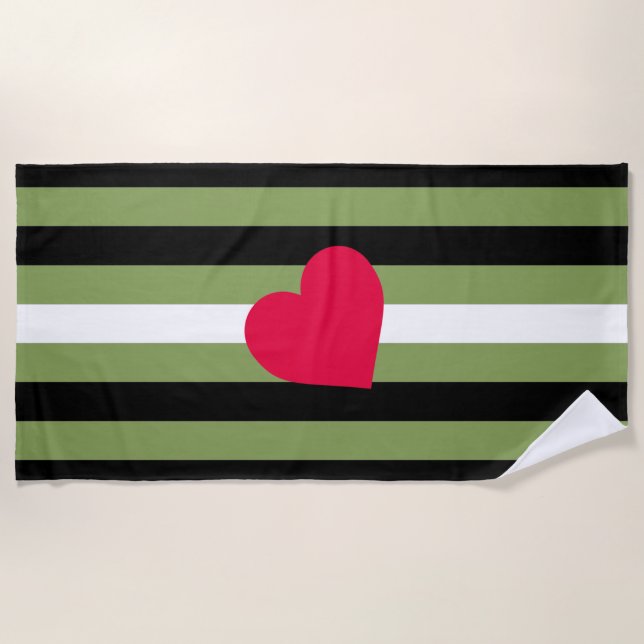 Toalla De Playa Bandera del Orgullo Boi (Anverso)