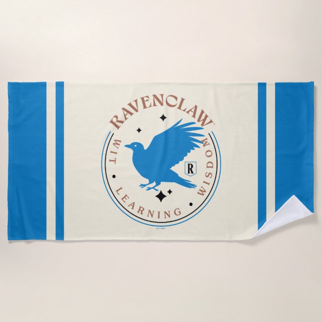 Toalla De Playa Bandera del orgullo de la casa del águila azul RAV (Anverso)