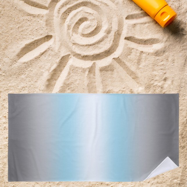 Toalla De Playa Bandera del Orgullo del degradado Demiboy - Bander (Subido por el creador)