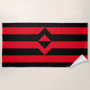 Toalla De Playa Bandera del Orgullo del Puño