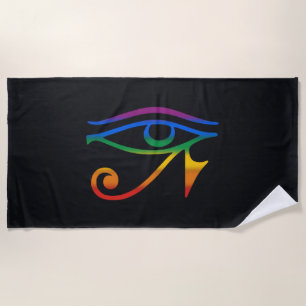 Toalla De Playa Bandera del Orgullo Gay Goth