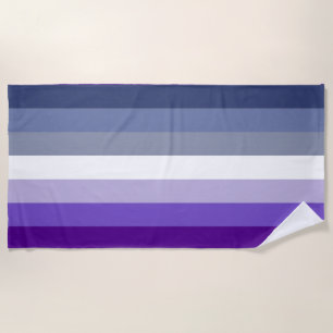 Toalla De Playa Bandera del Orgullo Lesbiana Butch