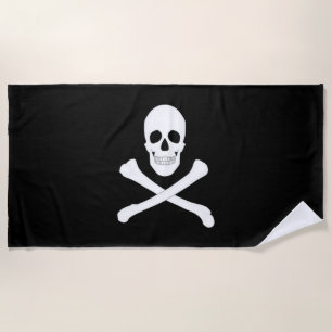 Toalla De Playa Bandera del pirata (Jolly Roger)