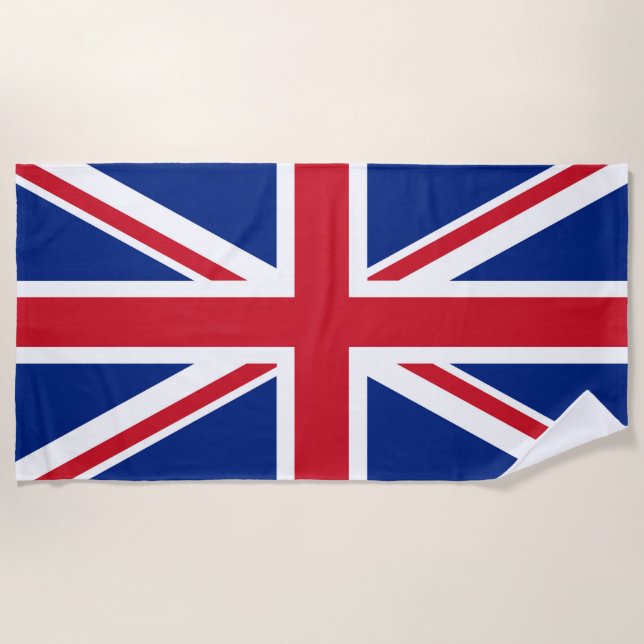 Toalla De Playa Bandera del Reino Unido (Anverso)