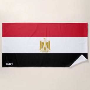 Toalla De Playa Bandera egipcia espléndida patriótica