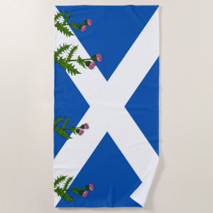 Toalla De Playa Bandera escocesa