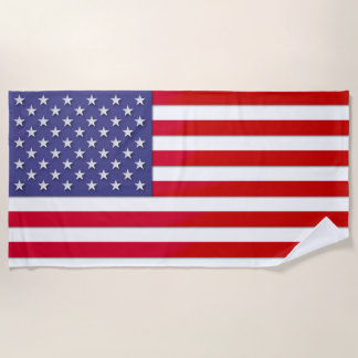 Toalla De Playa Bandera estadounidense
