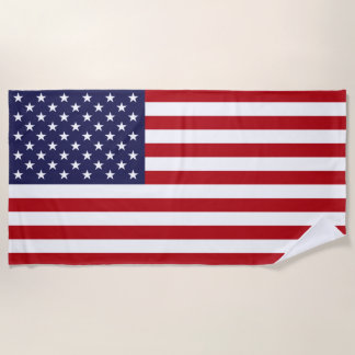 Toalla De Playa Bandera estadounidense