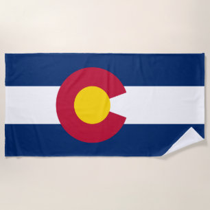 Toalla De Playa Bandera Estatal de Colorado