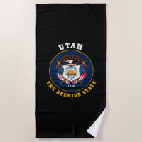 BANDERA ESTATAL DE UTAH BEEHIVE
