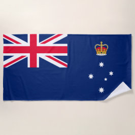 Toalla De Playa Bandera estatal de Victoria (Australia)