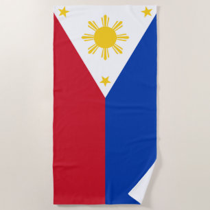 Toalla De Playa Bandera filipina de Filipinas