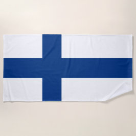 Toalla De Playa Bandera finlandesa (Finlandia)