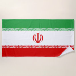 Toalla De Playa Bandera iraní (Irán) (persa)