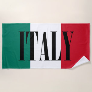 Toalla De Playa Bandera italiana Italia Il Tricolore