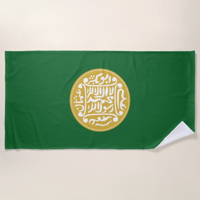 Toalla De Playa Bandera musulmana rohingya (Anverso)