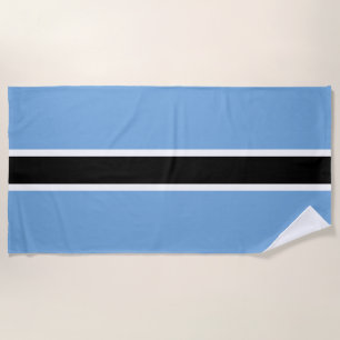 Toalla De Playa Bandera patriótica de Botsuana