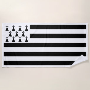 Toalla De Playa Bandera patriótica de Bretaña
