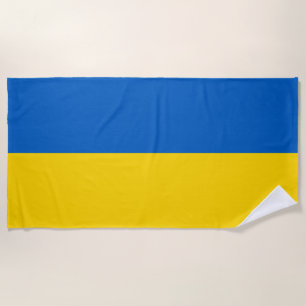 Toalla De Playa Bandera Patriótica de Ucrania