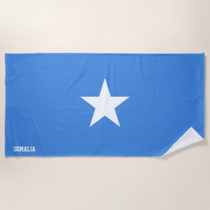 Toalla De Playa Bandera somalí espléndida patriótica