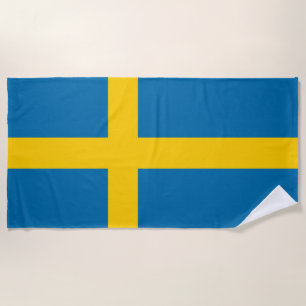 Toalla De Playa Bandera sueca (Suecia)