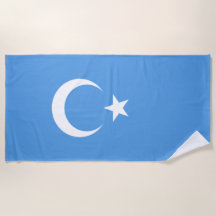 Bandera uigur del este de Turkmenistán (uigur)