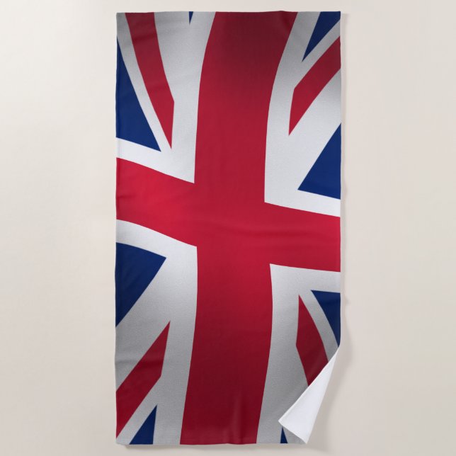 TOALLA DE PLAYA BANDERA UNION JACK ENGLAND (Anverso)