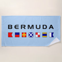 Banderas náuticas marítimas de Bermuda de color cl