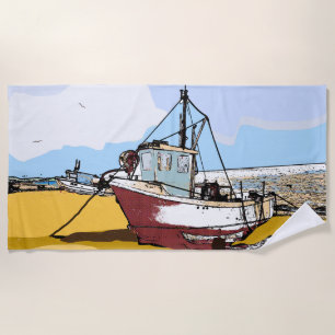 Toalla De Playa Barco pesquero de Quaint