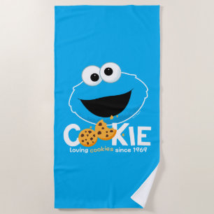 Toalla De Playa Barrio Sésamo Cookies amantes de la galleta