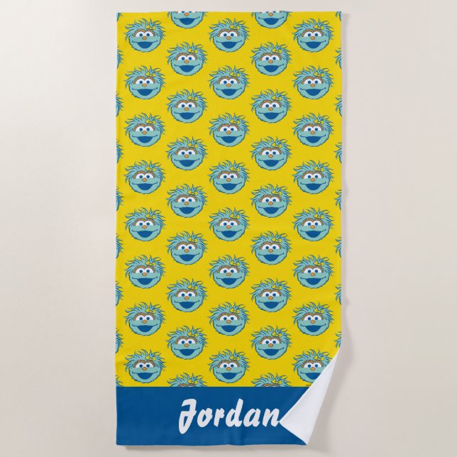 Toalla De Playa Barrio Sésamo | Sonrisa de Rosita (Anverso)