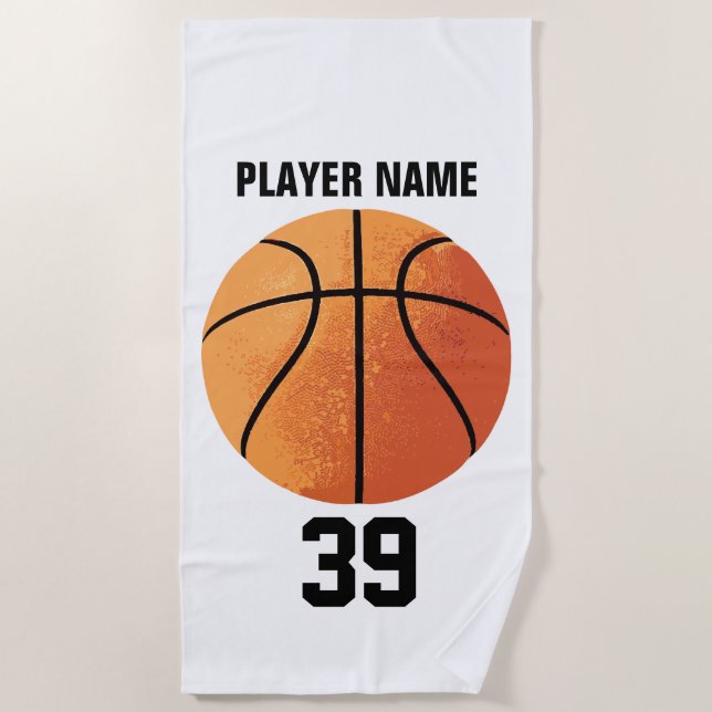 Toalla De Playa Basketball Beach Towel (Anverso)