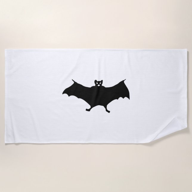 Toalla De Playa Bat Halloween (Anverso)