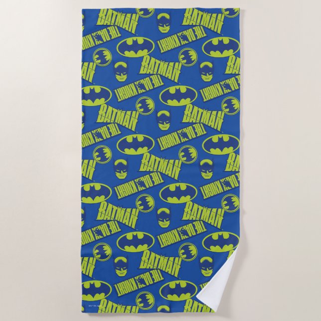 Toalla De Playa Batman Electric Up - El patrón oscuro de Knight (Anverso)