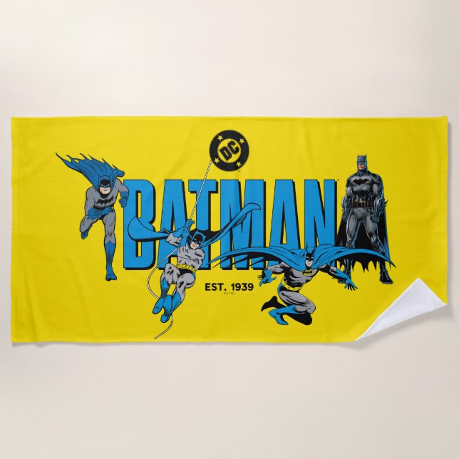 Toalla De Playa Batman Legends Forever Graphic (Anverso)