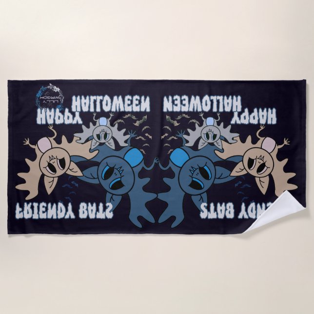 Toalla De Playa Bats (Anverso)