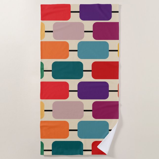 Toalla De Playa Bauhaus Abacus (Anverso)