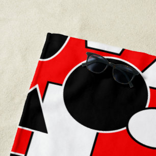 Toalla De Playa Bauhaus Collage