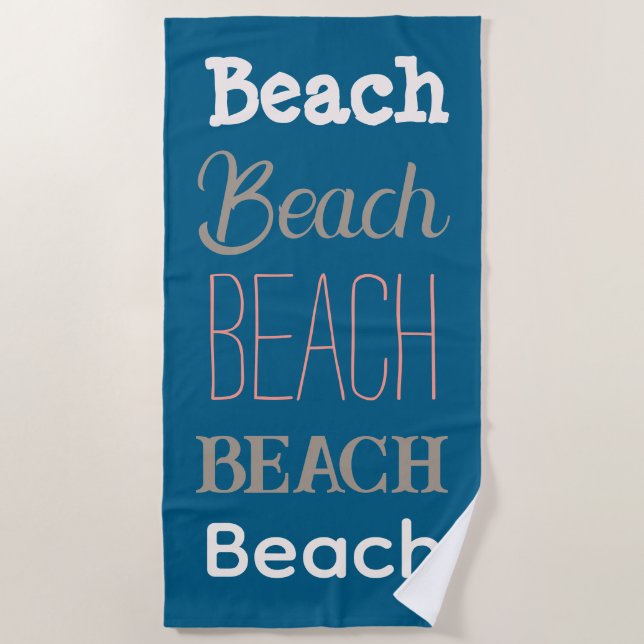 Toalla De Playa Beach  (Anverso)