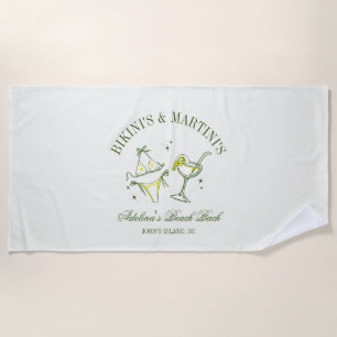 Toalla De Playa Beach Bachelorette Party Favor Social Club