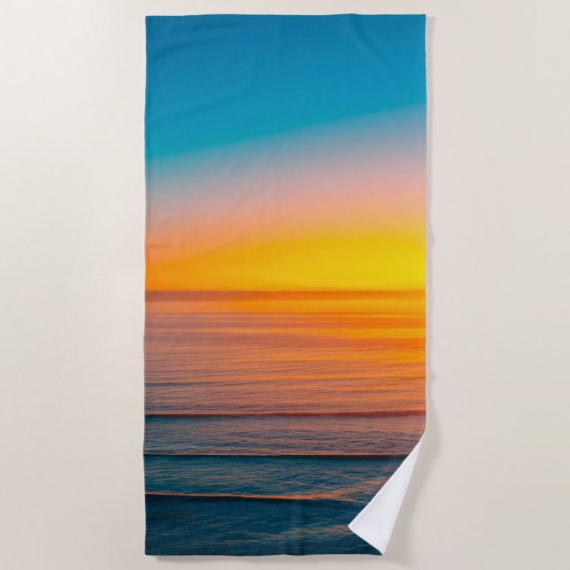 Toalla De Playa Beach sunrise Beach Toward Beach (Anverso)