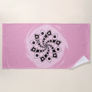 Toalla De Playa Beach towel "Fibonacci" (hand drawn)