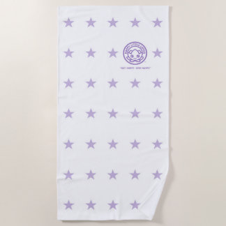 Toalla De Playa Beach Towel - Lavender - Happy Little Lotus